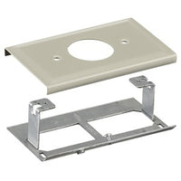 Hubbell HBL3027AEIV Raceway Plate 1.40" Opening HBL 3000 Series, Ivory