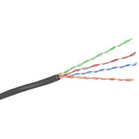 Hubbell HC6RREBK CAT6 Link Plenum Reelex Cable, Black