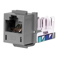 Hubbell HXJ6GY XCELERATOR CAT6 Modular Jack, Grey