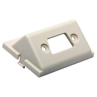 Hubbell IMBDSA15OW iStation Module, Angled, D Sub, Unloaded, 1.5U, Office White