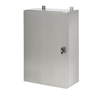 Hubbell IR321PS Industrial REBOX NEMA 4X Wall Mount Cabinet, 36"H x 24"W x 12"D, Stainless Steel