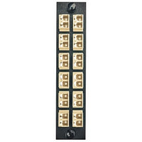 Hubbell FSPNLCDS12BE Fiber Optic Patch Panel