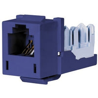 Hubbell HXJUB HXJ USOC Keystone Jack, Blue