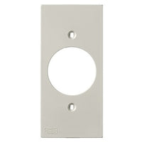 Hubbell KP720 KP Series Faceplate, 1-Gang, 1.60"