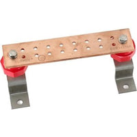 Hubbell HBBB14210A Grounding and Bonding, Bus Bar, 2" 10", 8D, Insulated