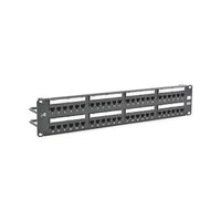 Hubbell HP648 48-Port, CAT6 Patch Panel, Universal Wiring