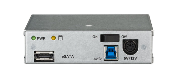CRU-DATAPORT MoveDock 3S Accepts DX115 DC carriers; USB 3.0 & eSATA host connections; includes AC adapter, eSATA cable and USB 3.0 cable; US power plug
