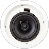 QSC AC-C8T AcousticCoverage Series 8" 2-Way 80W Ceiling Loudspeaker (Pair, White) ACC8T