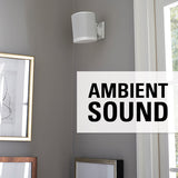 Sanus WSWM22-W1 Sonos Play 1 & Play 3 Wireless Speaker Wall Mounts White- Pair