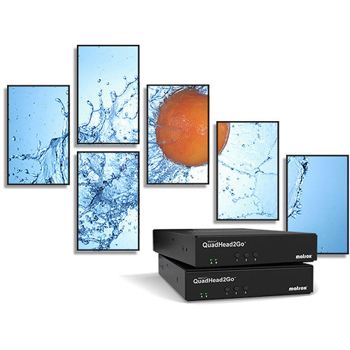 Matrox Q2G-DP4K2 QuadHead2Go Multi-Monitor Controller Appliance / 4K video wall appliance