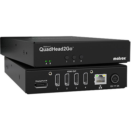 Matrox Q2G-DP4K2 QuadHead2Go Multi-Monitor Controller Appliance / 4K video wall appliance