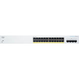 Cisco CBS220-24P-4X 24-Port Gigabit PoE+ Compliant Managed Network Switch with SFP+