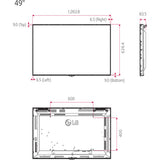 LG 49XS2E-B 49" High Brightness Digital Signage Display