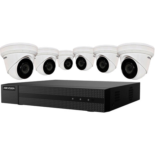 Hikvision EKI-K82T46 Value Express Kit w/ 8Ch NVR & 6x4MP Outdoor Turret Cam-2TB