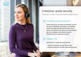 Cisco 730 Wireless Headset (Platinum) HS-WL-730-BUNA-P
