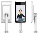Silarius SIL-FRTEMP 7" Facial Time Attendance Access Control Terminal with Temperature Testing + Face Recognition and Mask Detection (Table Stand Included) NDAA Compliant