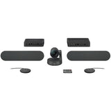 Logitech 960-001225 Rally Plus UHD 4K Conference Camera System with Dual-Speakers and Mic Pods for Large Rooms