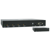 Tripp Lite B320-4X1-HH-K2  4-Port HDMI Switch Kit, 4K 60 Hz, 4 HDMI Inputs to 1 HDMI over Cat6 Extender, 125 ft., TAA